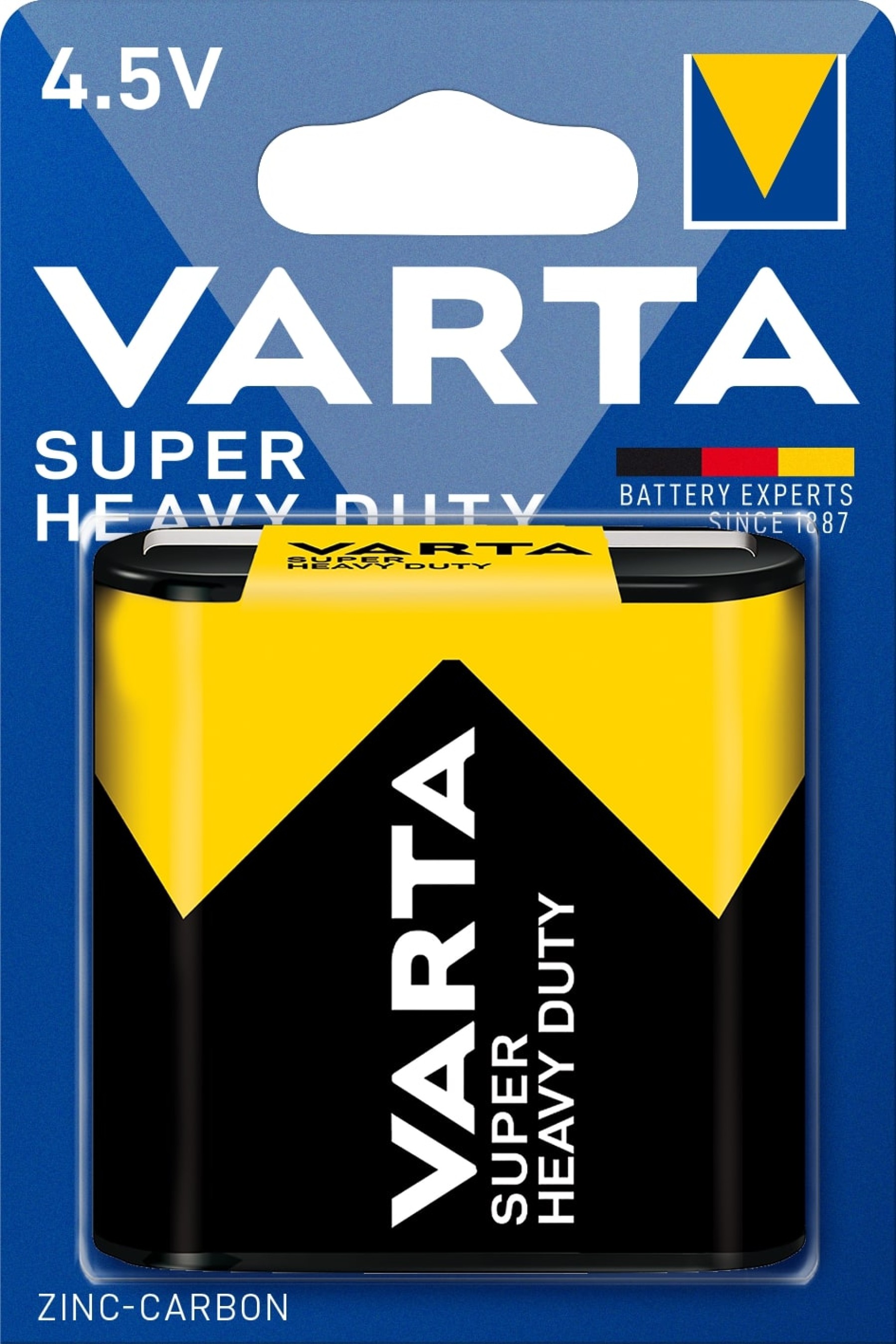 VARTA Super Heavy Duty Zinc Carbon 4.5V 3F12 Batteries Pack of 1